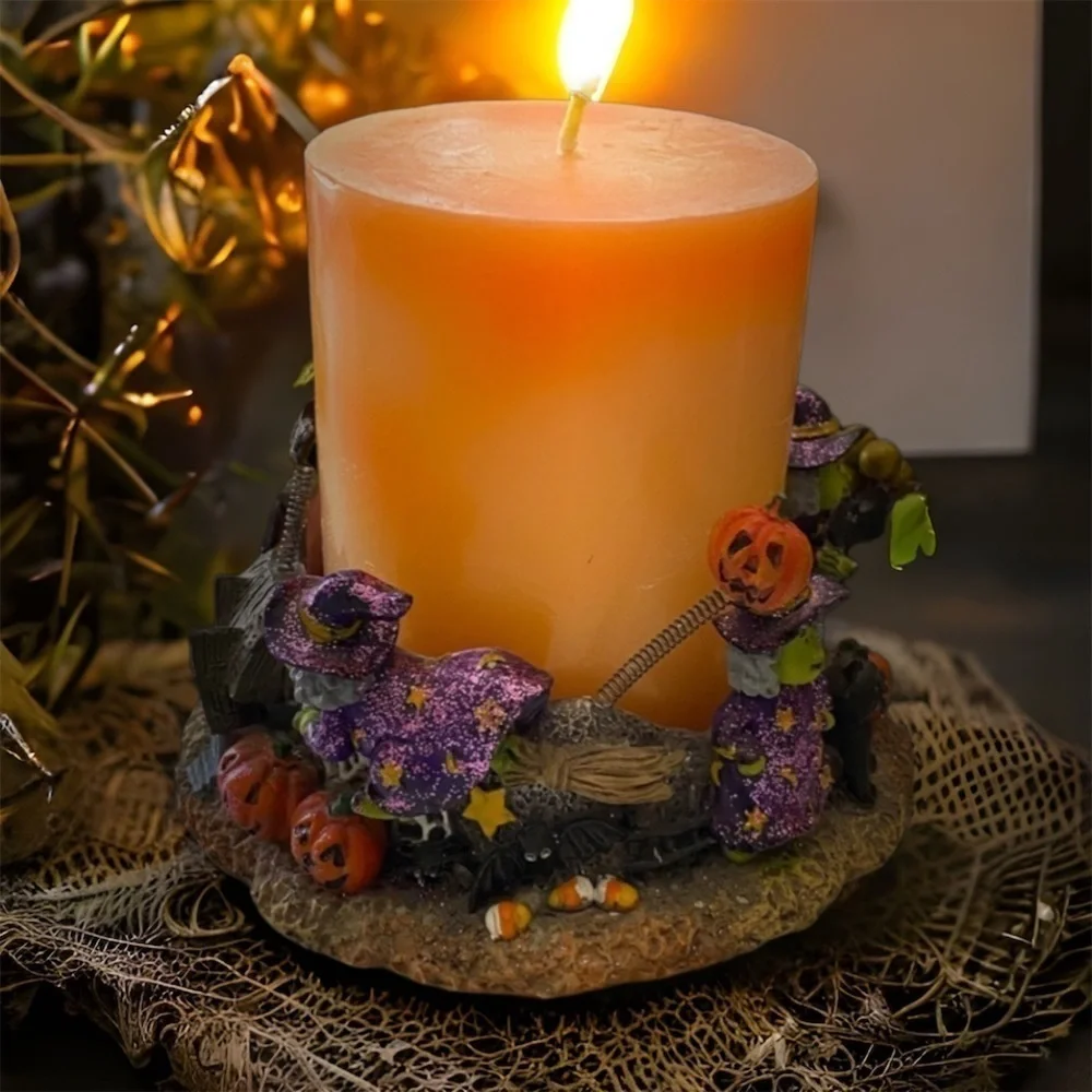 Halloween Resin Candle Holder